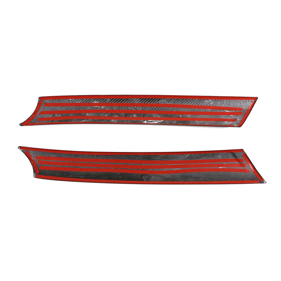 Carbon Fiber Door A pillars Cover - Toyota Supra A90 MK5.