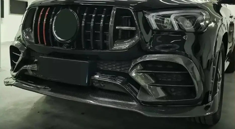 BRS Style Carbon Fiber Fog Lamp Grilles - Mercedes Benz W167 C167 GLE450 GLE63.