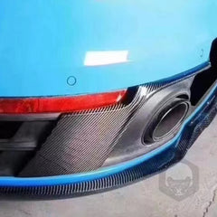 Carbon Fiber Rear Bumper Spoiler Vent Cover - Porsche 911 992 Carrera.