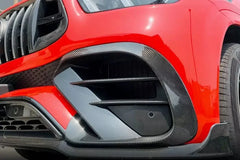 BRS Style Carbon Fiber Fog Lamp Grilles - Mercedes Benz W167 C167 GLE450 GLE63.