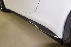 Carbon Fiber Side Skirt Extension - Porsche 911 991 Turbo-S.