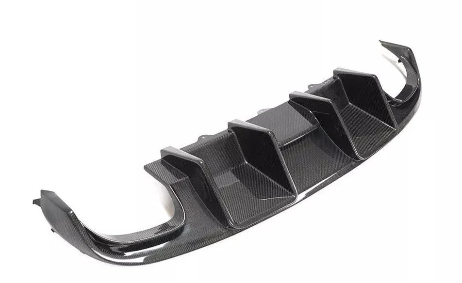 Carbon Fiber Rear Bumper Diffuser - Audi S4 B8/B8.5 Sedan 2008-16.