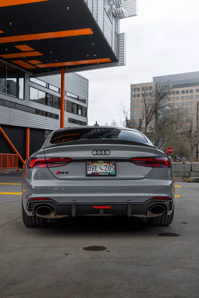 Carbon Fiber Rear Diffuser w/ LED  - RS5 2020+.