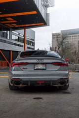 Carbon Fiber Rear Diffuser w/ LED  - RS5 2020+.