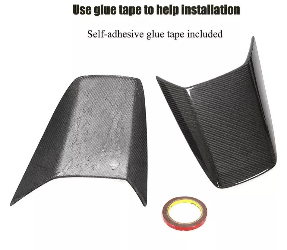 Carbon Fiber Rear Intake Vents Cover Scoop - Porsche GT3 911 991.2.