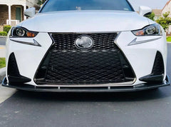 Carbon Fiber Front Lip - Lexus IS300 IS350 Base F Sport 2017-2020.