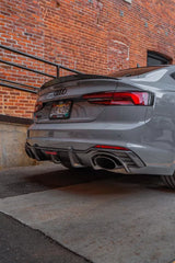 Carbon Fiber Rear Diffuser w/ LED  - RS5 2020+.