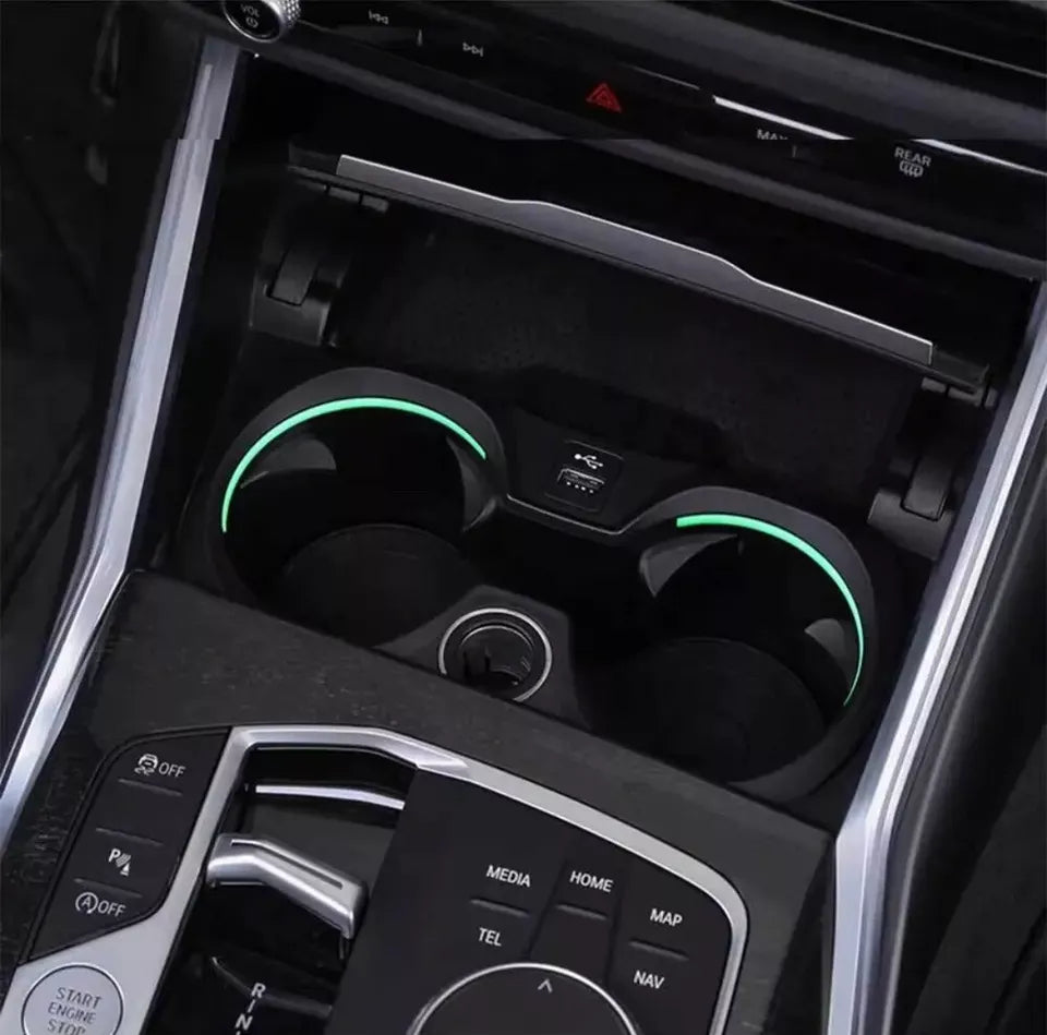 LED Ambient Lighting Cup Holder Lamp Replacement - BMW G20 G22 G80 G82 2/3/4 Series.