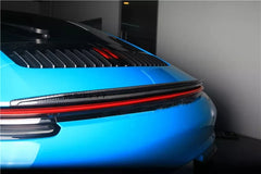 Dry Carbon Fiber Rear Trunk Spoiler Wing - Porsche 911 992 Carrera 4/S/4S.