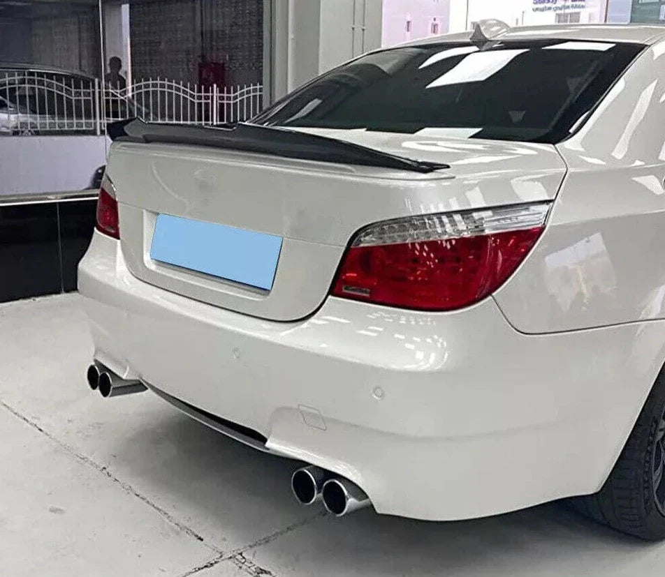 PSM Style Carbon Fiber Trunk Spoiler - BMW E60 5 Series.