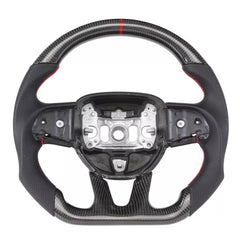 Dodge Charger Carbon Fiber Steering Wheel w/ Heated - Dodge Challenger Durango Hellcat.