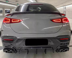 Carbon Rear Bumper Diffuser w/ Exhaust tips - Mercedes Benz W167 GLE350 GLE53 GLE63 AMG Coupe.