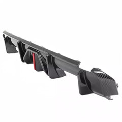 V2 Carbon Fiber Rear Diffuser W/ LED Light - 21-25 BMW G80 M3 G82 G83 M4.