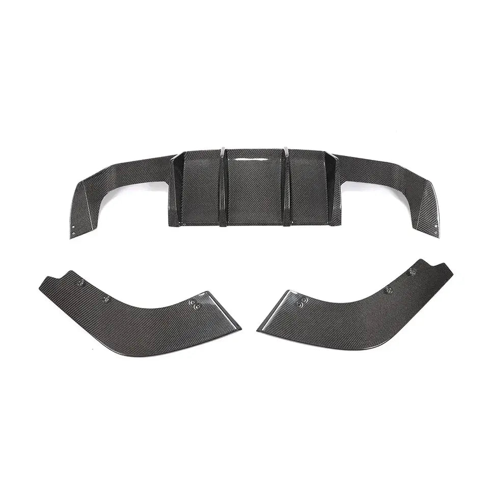 V-Style Carbon Fiber Rear Diffuser - BMW F87 M2 & M2C.