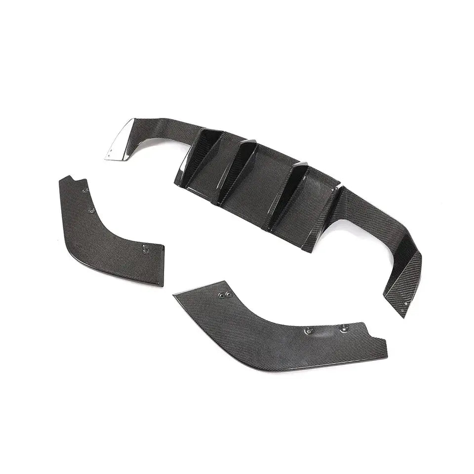 V-Style Carbon Fiber Rear Diffuser - BMW F87 M2 & M2C.