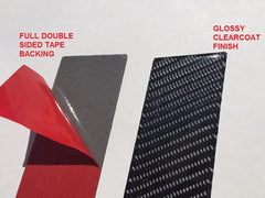 Carbon Fiber Side Pillar Posts Door Trim- Honda Accord Sedan.