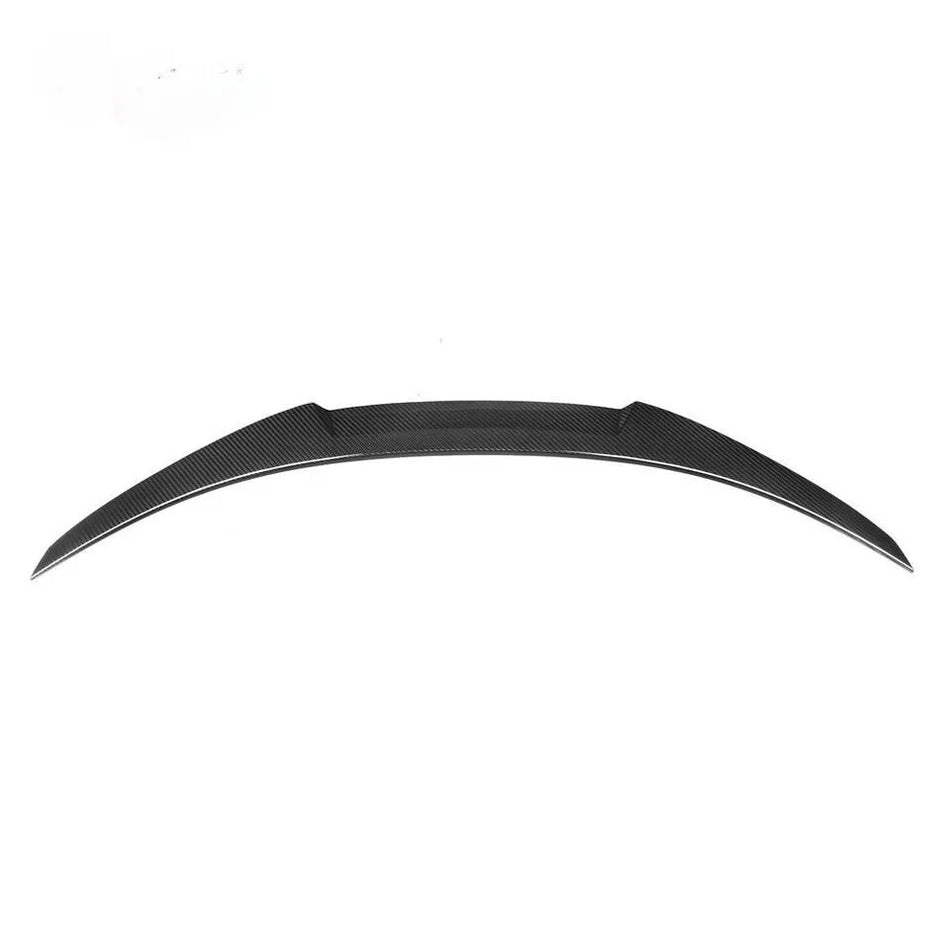 V Style Carbon Fiber Spoiler Rear Trunk Spoiler - BMW E82 1-Series.