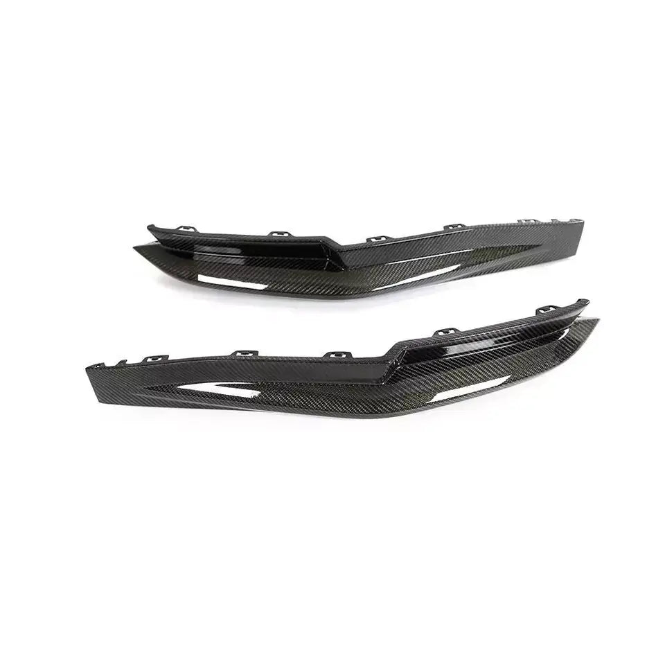 OEM Style Carbon Fiber Rear Corner Canard - BMW G80 M3.
