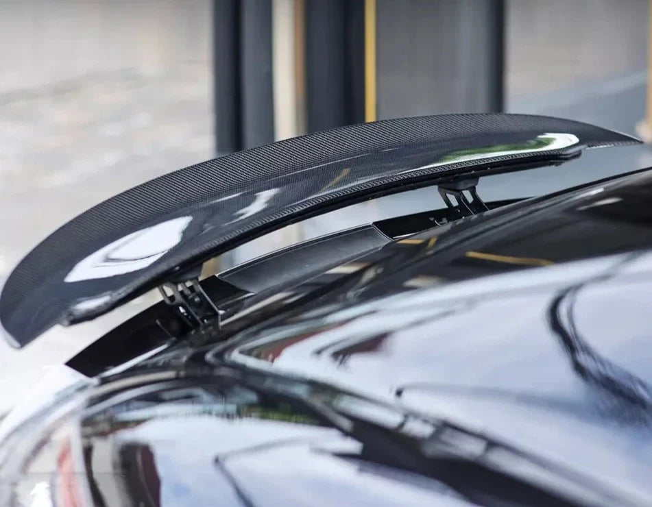 Carbon FIber Rear Trunk Spoiler Wing - Porsche 981 Boxster Cayman Coupe 2013-16.