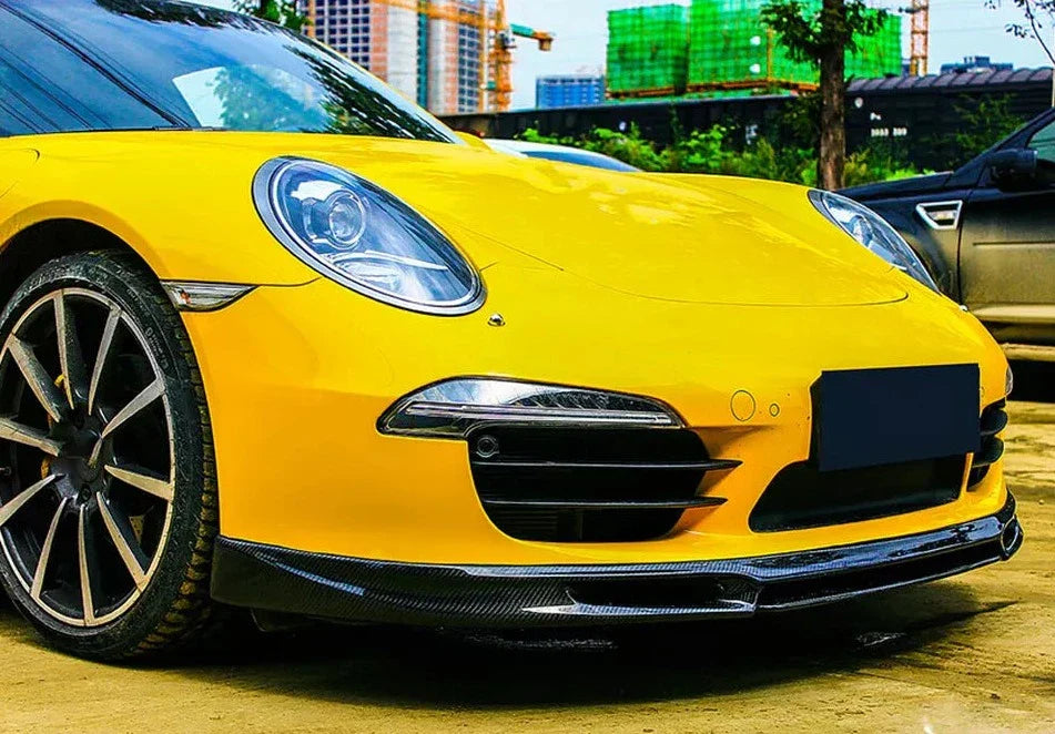 Carbon Fiber Front Bumper Lip - Porsche 991 & 991.1.