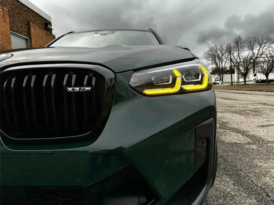 CSL Yellow Headlight DRL Module - BMW F97 X3M, F98 X4M, G01 X3 & G02 X4.