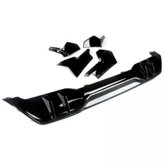 MP Style Gloss Black Rear Diffuser w/ Rear Canard - BMW G05 X5 M Sport 2018-2022.