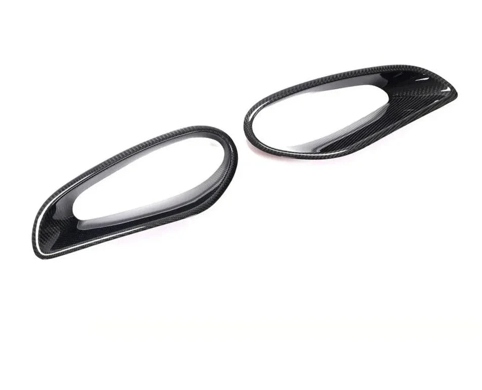 Dry Carbon Fiber Side Fender Air Vent Covers - Porsche 911 991 Turbo S.