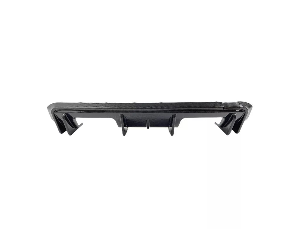 3D Style Carbon Fiber Rear Diffuser + Corner Extension - 2021-2025 BMW G80 M3.