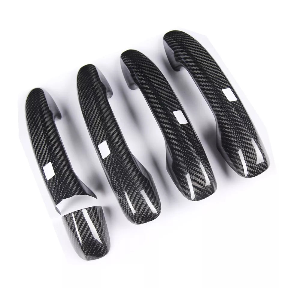 Carbon Fiber Door Handle Cover - Mercedes Benz W205 C E S GLC GLE AMG.