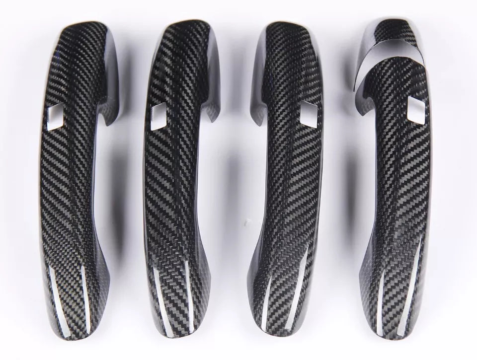 Carbon Fiber Door Handle Cover - Mercedes Benz W205 C E S GLC GLE AMG.