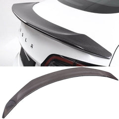 V Style Carbon Fiber Spoiler - Tesla Model 3 2017-2023.