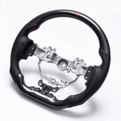 Carbon Fiber Steering Wheel w/ Red Stripe - Lexus IS250/IS300/IS350/ & RX350.