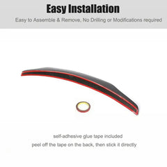 Carbon Rear Trunk Lip Spoiler - Mercedes Benz S-Class W222.