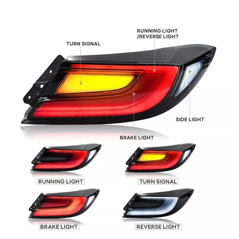 OEM+ LED Sequential Rear Tail Light Set -2022-2024 Toyota GR86 / Subaru BRZ.