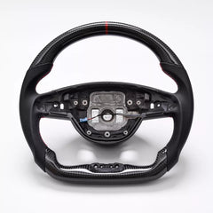 Carbon fiber Steering Wheel w/ heated - Mercedes-Benz W205 C63 AMG CLA GLE GLS.