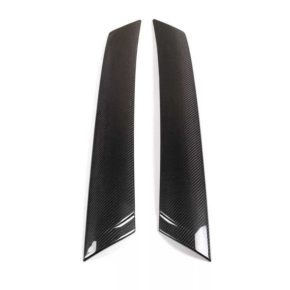 Carbon Fiber Door A pillars Cover - Toyota Supra A90 MK5.