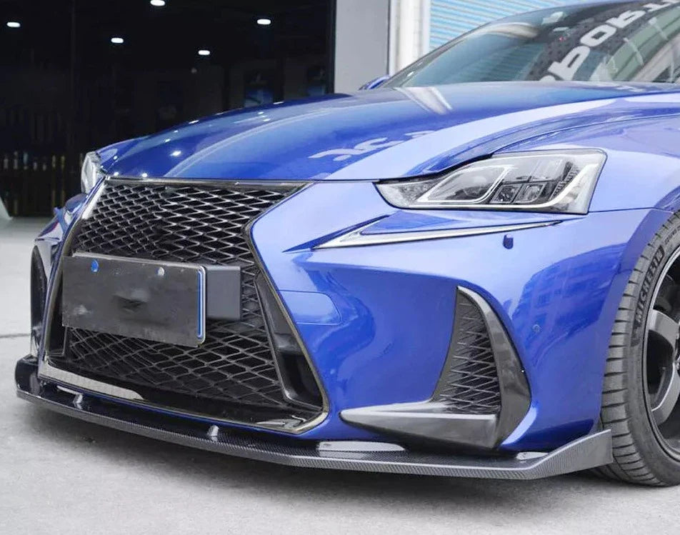 Carbon Fiber Front Lip - Lexus IS300 IS350 Base F Sport 2017-2020.