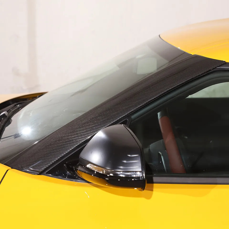 Carbon Fiber Door A pillars Cover - Toyota Supra A90 MK5.