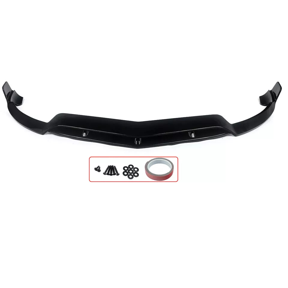 Gloss Black Front Splitter Lip -  Mercedes Benz W207 C207 E400 2014-2016.