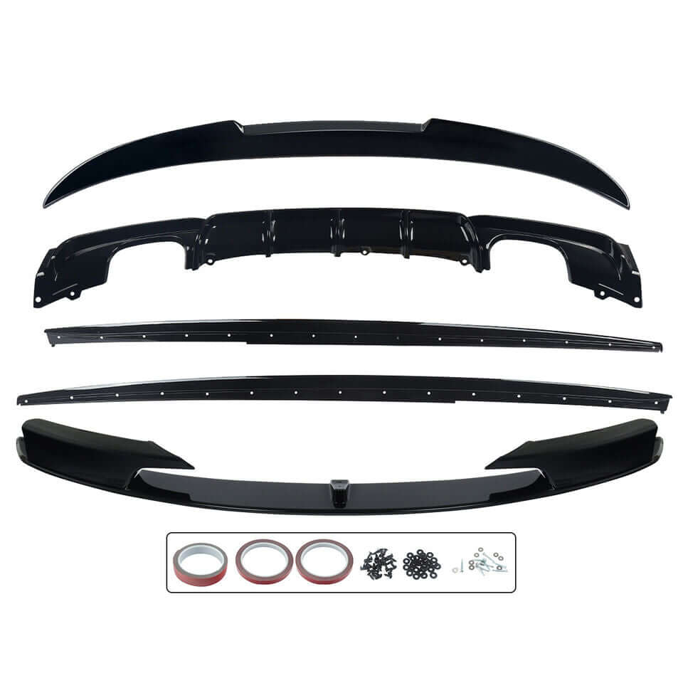 ABS Gloss Black MP Style Body Kit - BMW F30 3 Series.
