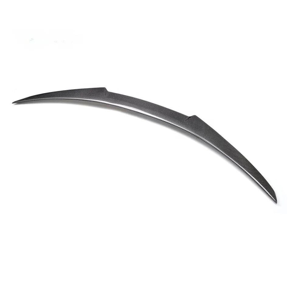 V Style Carbon Fiber Spoiler Rear Trunk Spoiler - BMW E82 1-Series.
