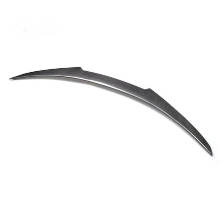 V Style Carbon Fiber Spoiler Rear Trunk Spoiler - BMW E82 1-Series.