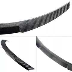 V Style Carbon Fiber Spoiler Rear Trunk Spoiler - BMW E82 1-Series.