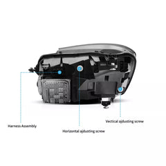 2018+ OEM Style Full LED Head Lights -  2014-17 Mercedes Benz S Class.