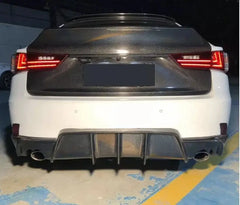 V2 Carbon Rear Bumper Diffuser - Lexus IS-F IS250 IS300 IS350.