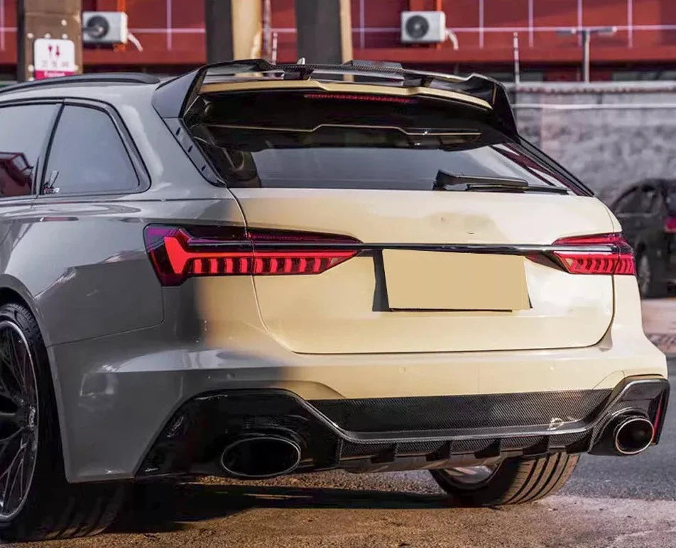 Carbon Fiber Roof Spoiler - Audi RS6 C8.