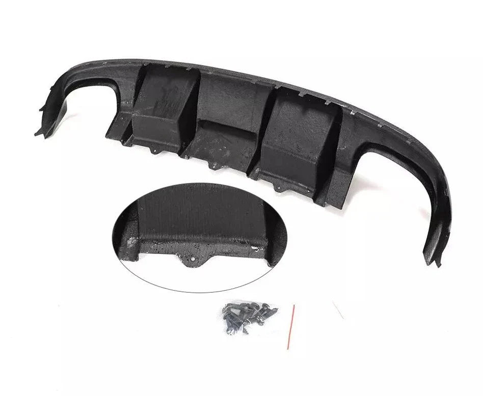 Carbon Fiber Rear Bumper Diffuser - Audi S4 B8/B8.5 Sedan 2008-16.