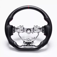 Carbon Fiber Steering Wheel w/ Red Stripe - Lexus IS250/IS300/IS350/ & RX350.