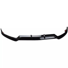 Gloss Black Front Lip Splitter - Mercedes Benz W205 C-Class Sport Model.