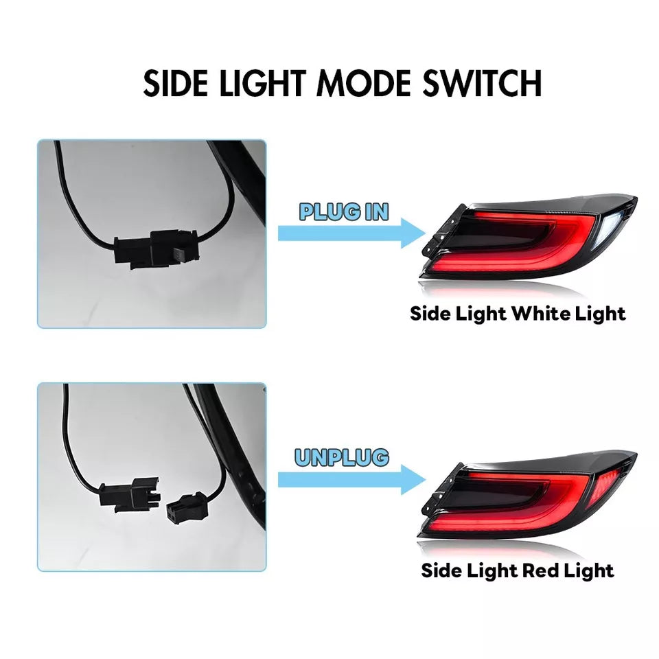 OEM+ LED Sequential Rear Tail Light Set -2022-2024 Toyota GR86 / Subaru BRZ.
